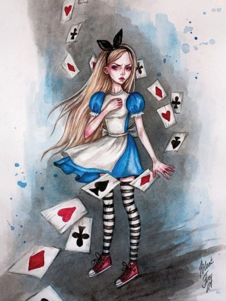 Алиса в стране чудес Алиса рисунок