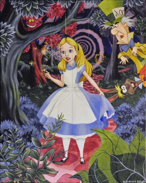Алиса в стране чудес Дисней