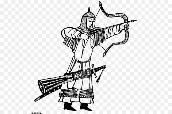 Изображение монгольских воинов