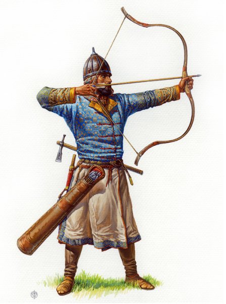 Русский лучник 13 век