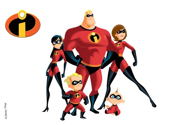 Мультик семья супергероев