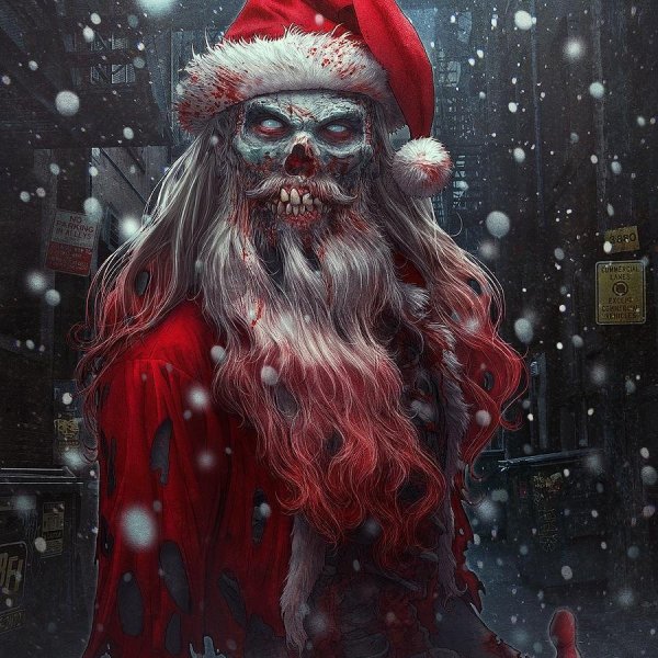 Дед Мороз Iron Maiden