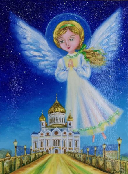 Храм Христа Спасителя ангел ангел