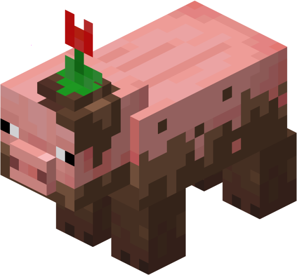 Minecraft мобы свинья