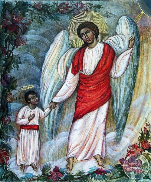 Ангел Божий хранитель иконопись