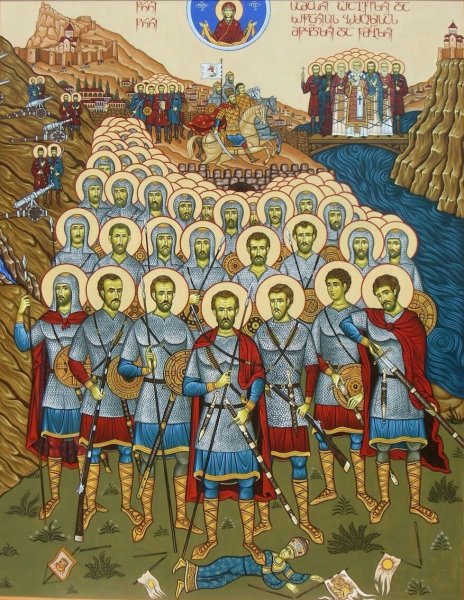 Икона воинства российского собор святых