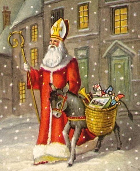 Дед Мороз Санта Клаус и Святой Николай