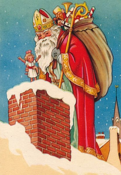 Святой Николас Санта дед Мороз