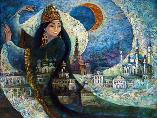 Казанская царица Сююмбике портрет