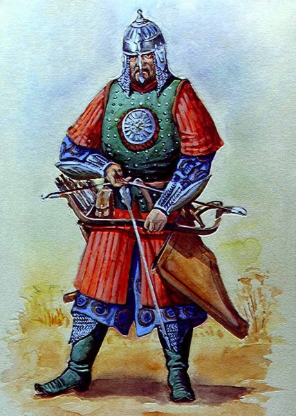 Татарские воины 16 века Горелик