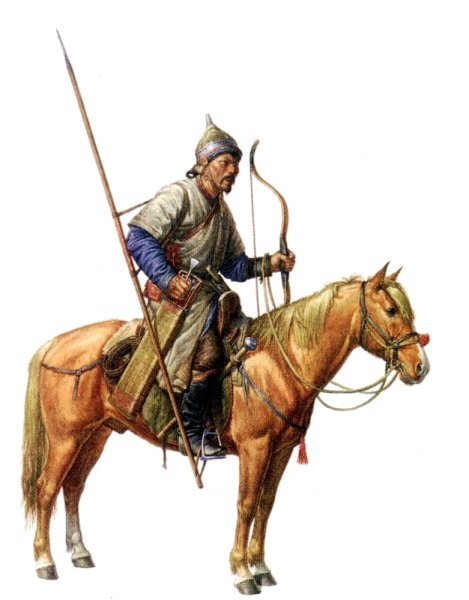 Кочевые монголо-татары 13 века