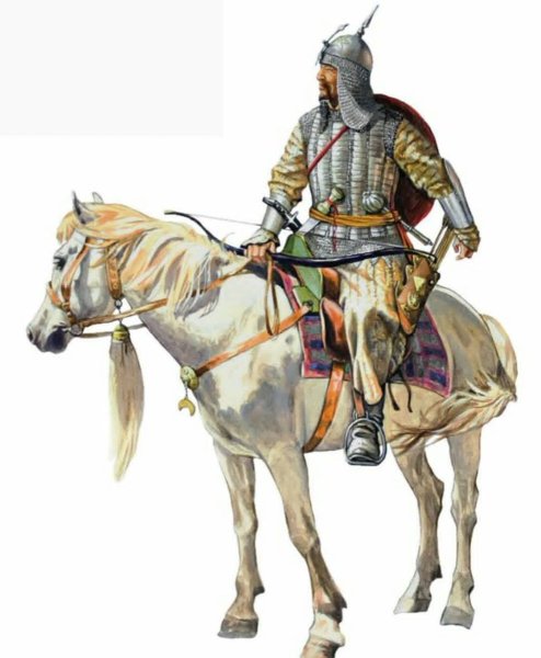 Татаро-монгольский воин 17 века