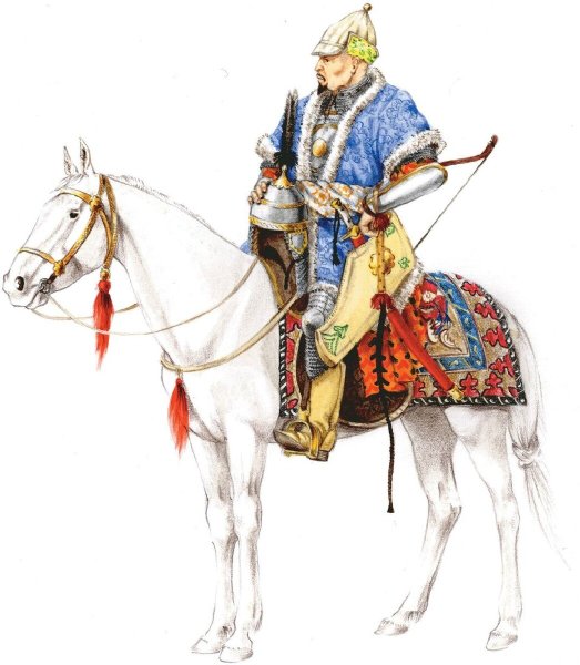 Татарский воин Сибирского ханства 16 века