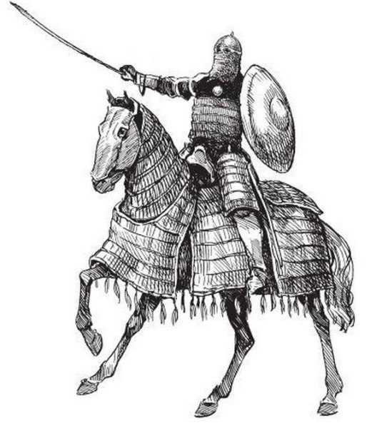 Татаро-монгольские воины Горелик