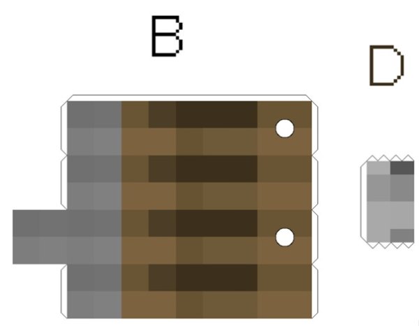 Бумажные вещи из МАЙНКРАФТА