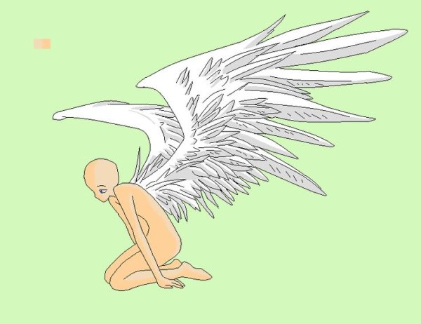 Позы для рисования с крыльями