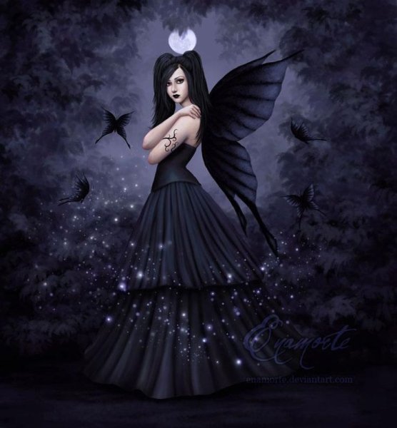 Рисунки темная фея
