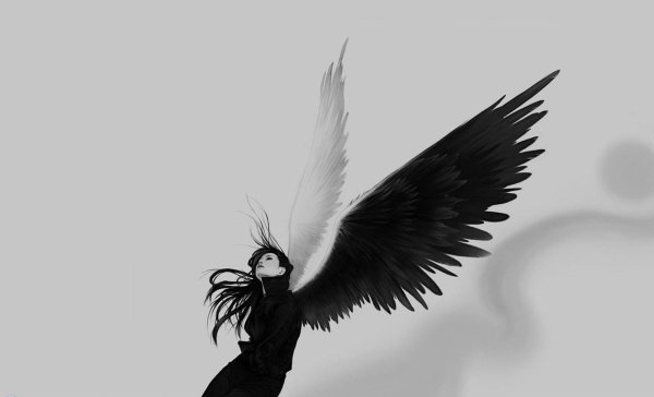 Девушка с крыльями