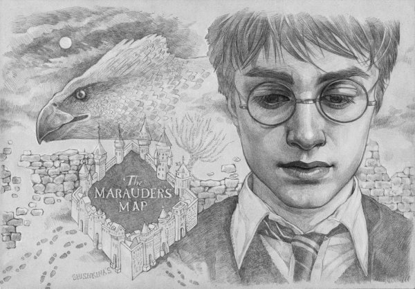 Гарри Поттер и узник Азкабана рисунки карандашом