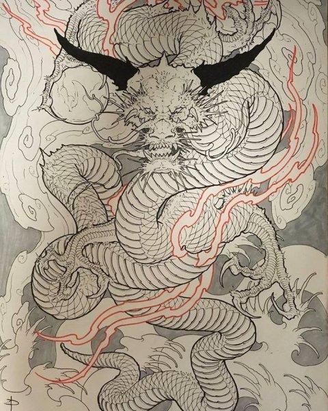 Японский дракон японская мифология