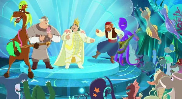 Три богатыря и морской царь мультфильм 2016 царь