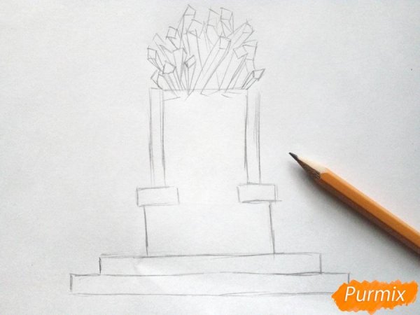 Рисование трон снежной королевы для детей