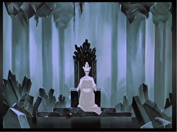 Снежная Королева на троне мультфильм