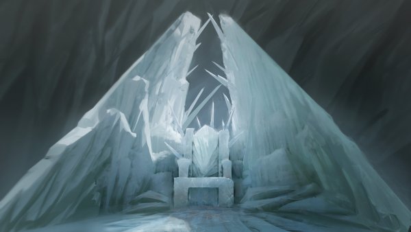 Ледяной трон снежной королевы в хорошем качестве