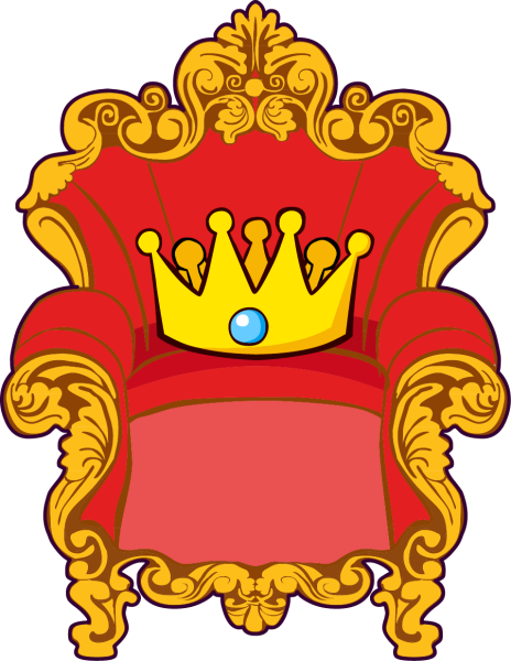 Царский трон вектор
