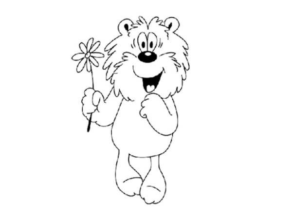 Медведь из мультфильма Трям Здравствуйте