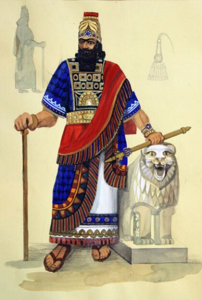 Костюм царя Вавилон Ассирия