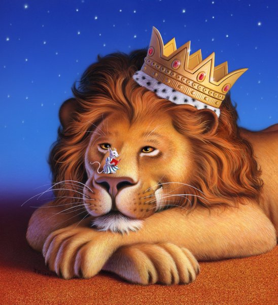 Король Лев с короной