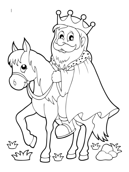 Рисунки царь на лошади