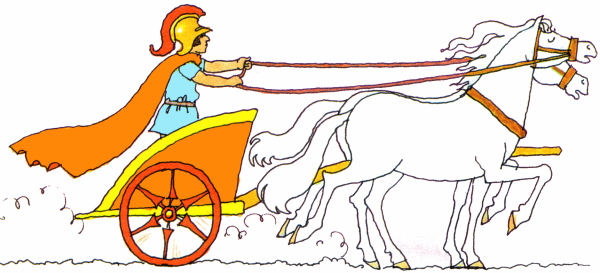 Рисунок Олимпийские игры в древней Греции колесница