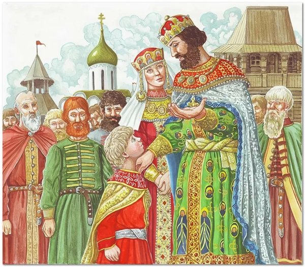 Александр Невский князь в детстве