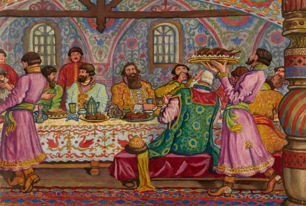 Царский пир Ивана Грозного картина