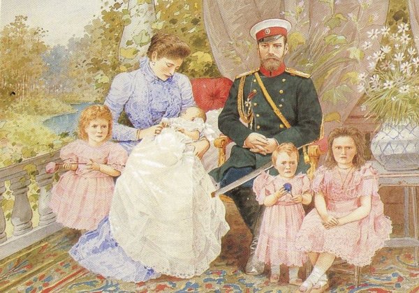 Царская семья Романовых царь Николай и Александра