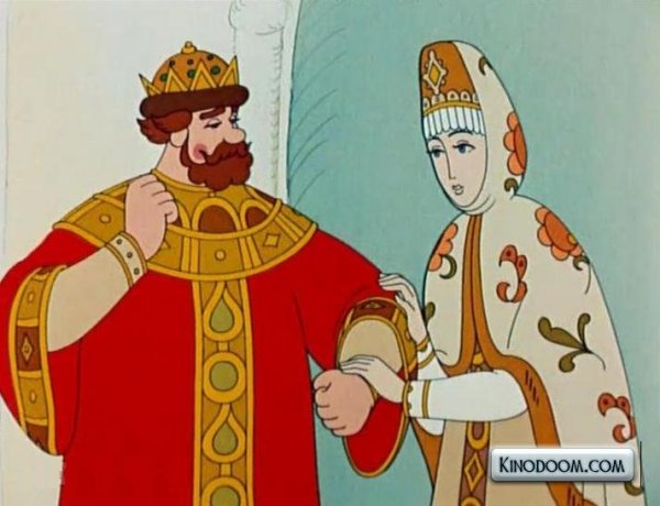 Рисунки царь салтан с женой