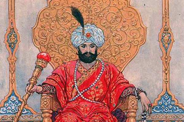 Султан Шахрияр рисунок