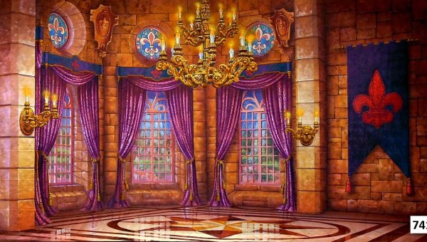 Сказочный дворец принцессы Тронный зал