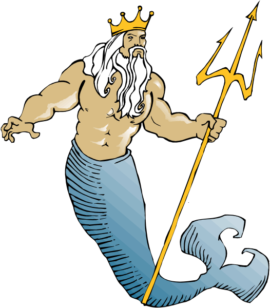 Нептун царь морской трезубец