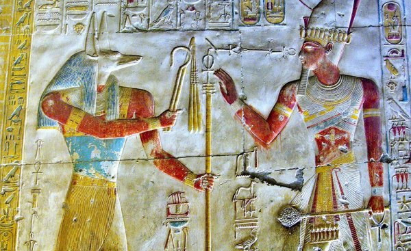 Египетская фреска фараонов