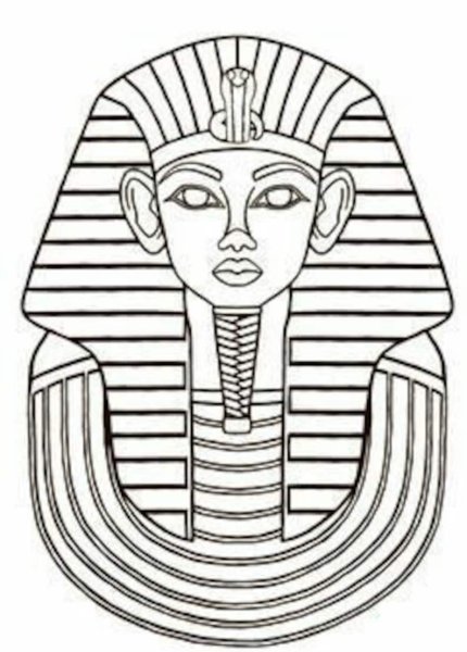 Древний Египет маска Тутанхамона