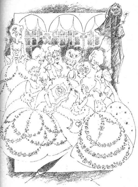 Иллюстрация к спящей царевне Жуковского 5 класс