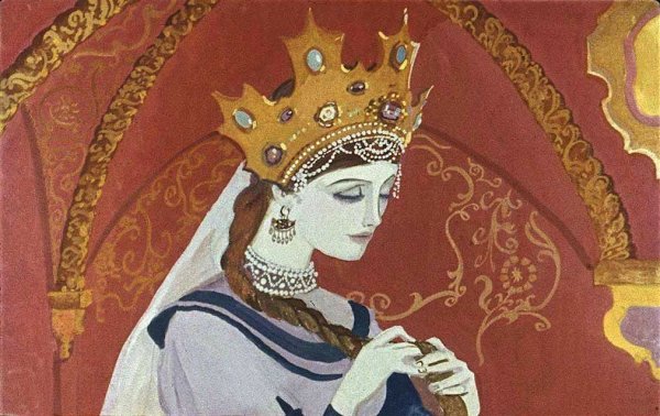 Сказка о мёртвой царевне и семи богатырях царица