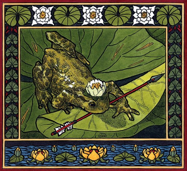 Рисунки царевна лягушка билибин
