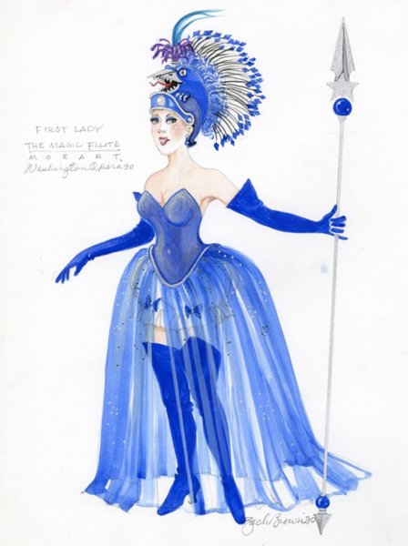 Иллюстрация к опере Волшебная флейта