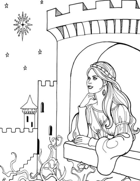 Рисунки царевна ждет у окна