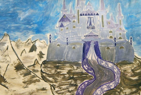 Рисование на тему сказочный дворец