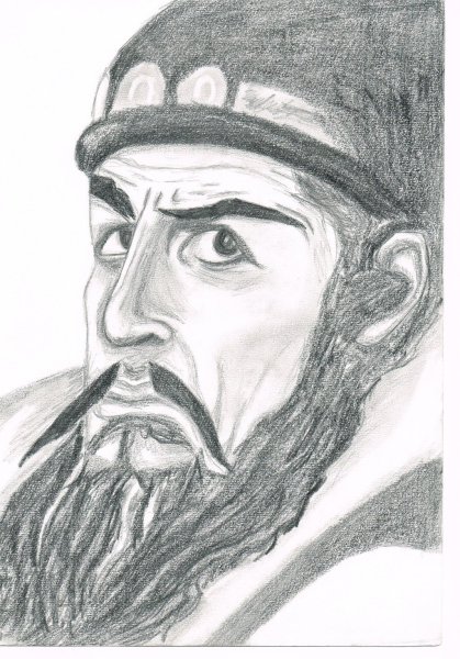 Портрет Ивана Сусанина рисунок легкий